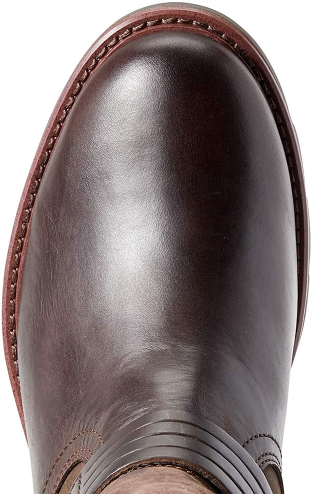 
                  
                    Toe Box of Ariat Women's Savannah Waterproof Boot in Chocolate/Willow
                  
                