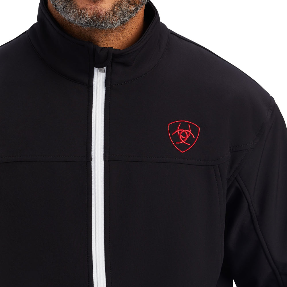 
                  
                    Logo on Ariat Men's Classic Team Softshell Mexico Jacket
                  
                
