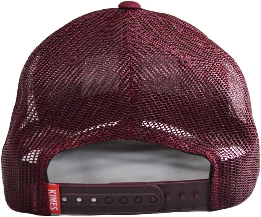 
                  
                    Back of Kimes Ranch All Mesh Trucker Hat in Burgundy
                  
                