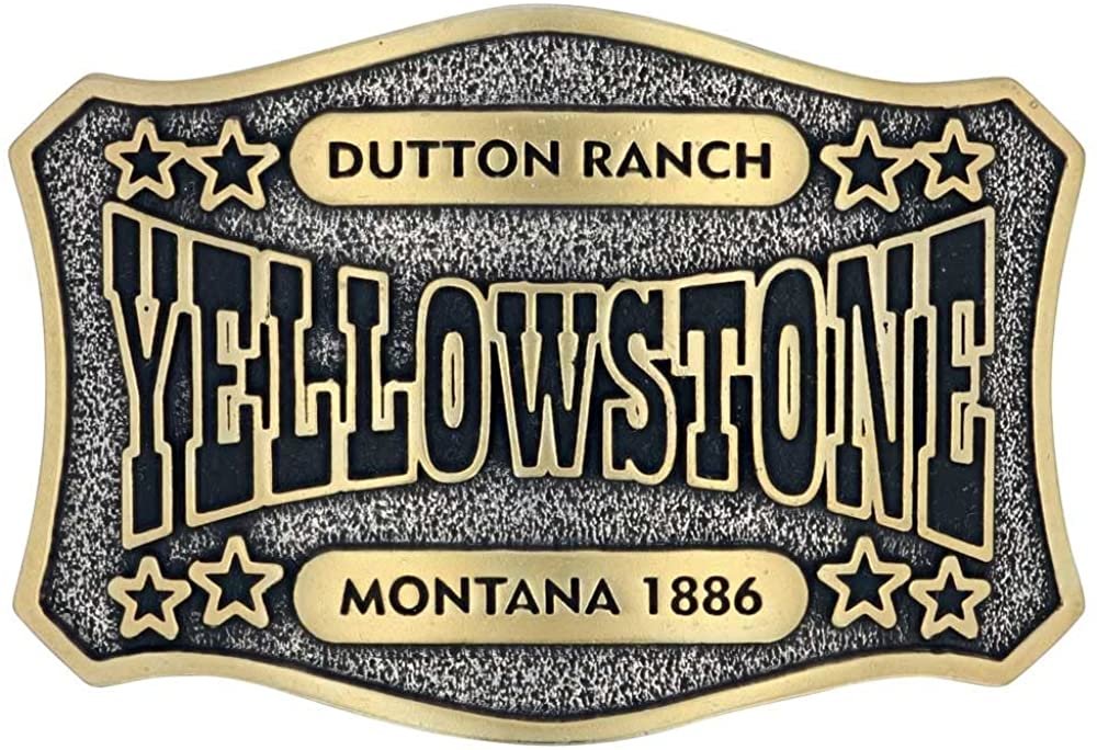 
                  
                    Montana Silversmiths x Yellowstone Collection Belt Buckle, With Dutton Ranch Yellowstone Montana Engraving
                  
                