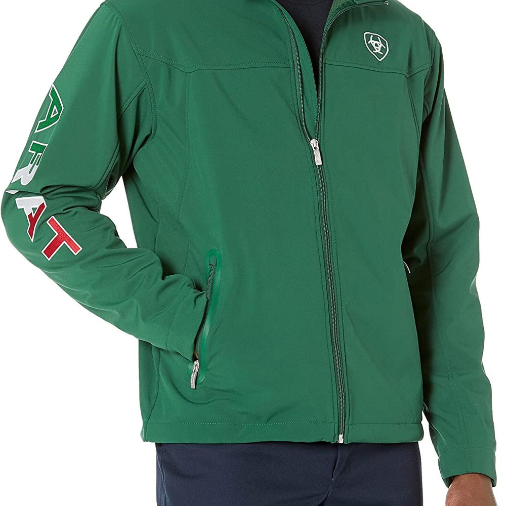 Ariat Men's New Team Softshell MEXICO Jacket in Verde