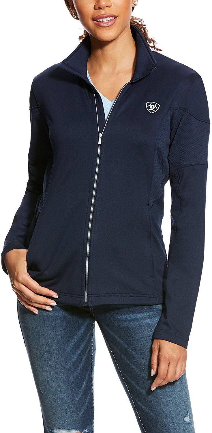 Ariat Women's Tolt Full Zip Sweatshirt in Navy