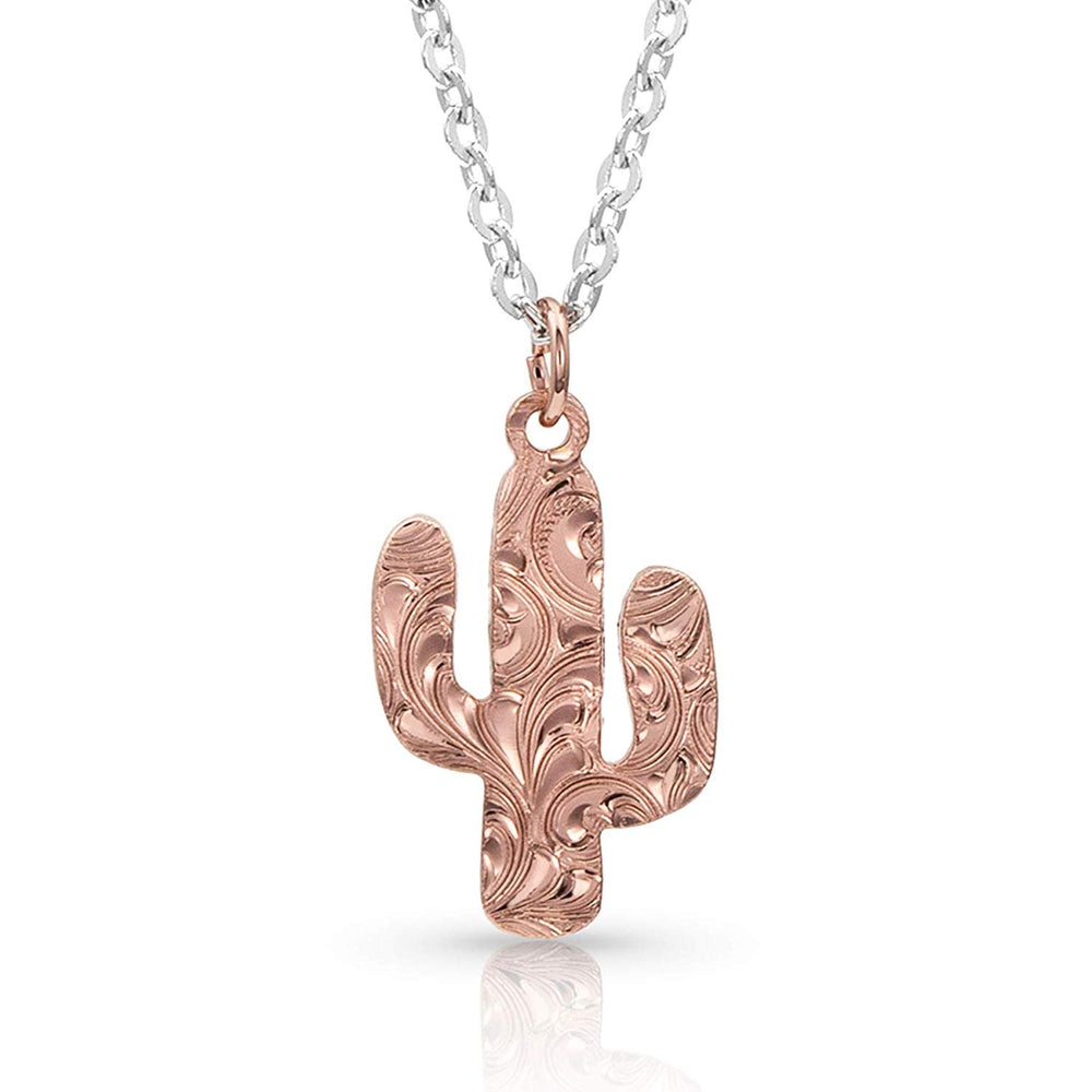 
                  
                    Back of Montana Silversmiths Women's Desert Darling Rose Cactus Pendant Necklace
                  
                