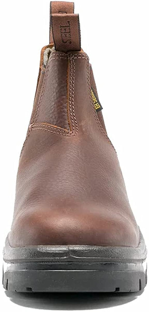 
                  
                    Toe Box of Steel Blue Hobart - Romeo Work Boot in Oak
                  
                