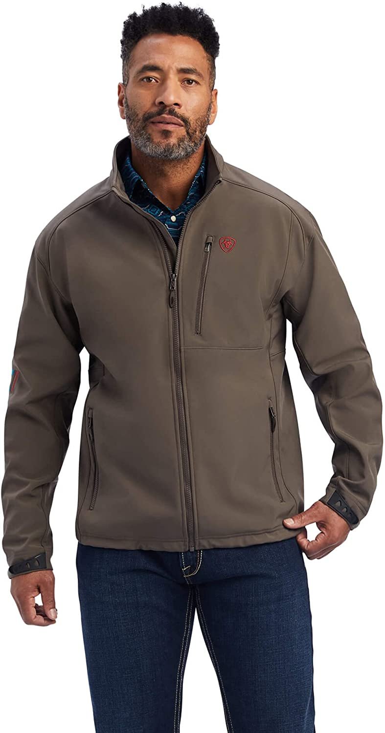 Ariat Men's Logo 2.0 Softshell Jacket in Banyan Bark