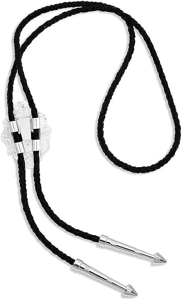 
                  
                    Back of Montana Silversmiths Southwest Scalloped Bolo Tie
                  
                