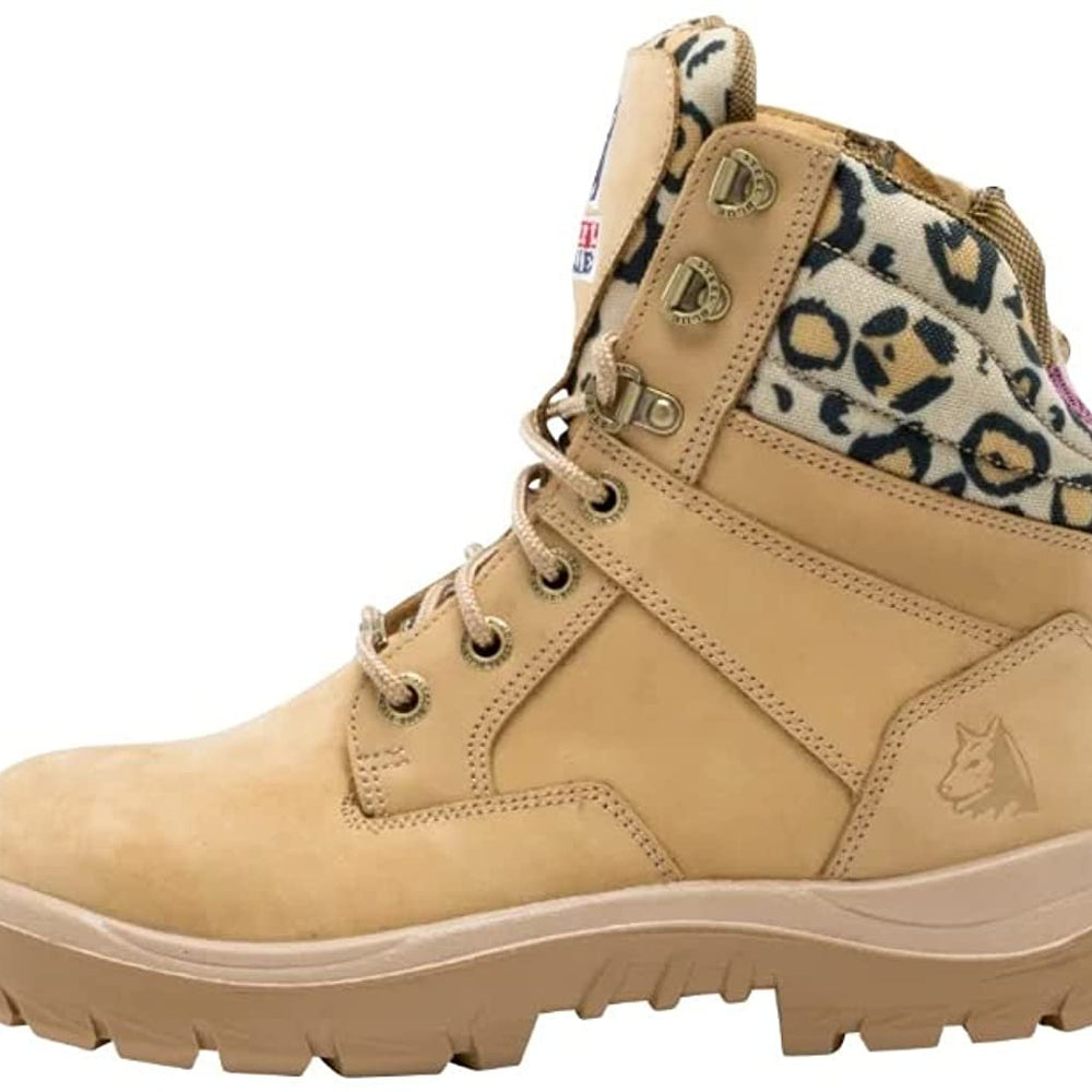 
                  
                    Side of Steel Blue Southern Cross Ladies Safety Boot in Jungle
                  
                