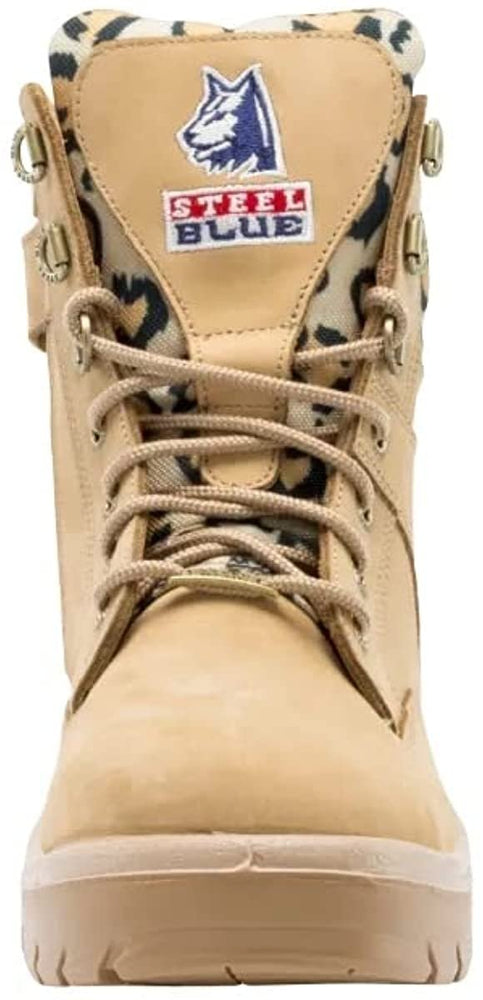 
                  
                    Front of Steel Blue Southern Cross Ladies Safety Boot in Jungle
                  
                