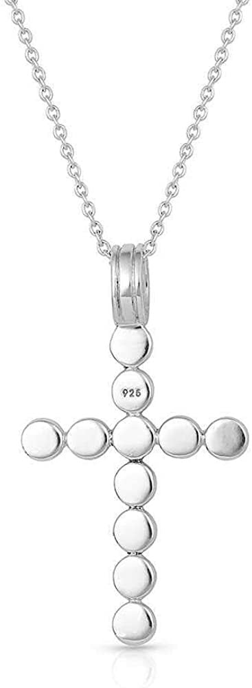 Back of Montana Silversmiths Women's Serendipitous Cross Necklace