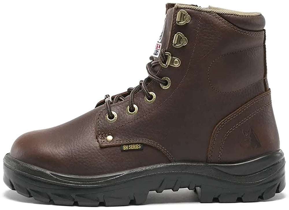 
                  
                    Side of Steel Blue Argyle Zip Work Boot
                  
                