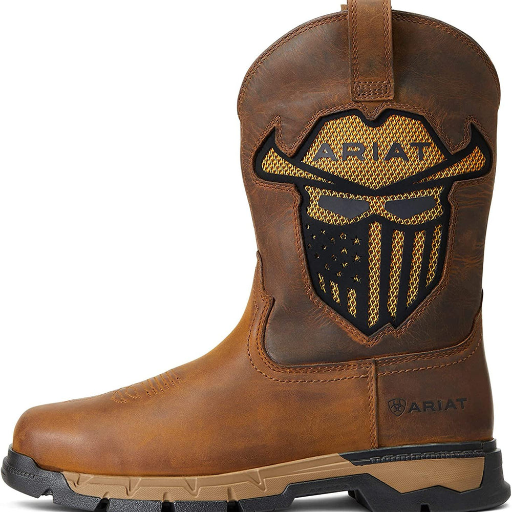Side Profile of Ariat Men's Rebar Flex Western VentTEK Incognito Work Boot