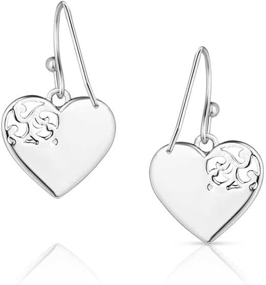 Back of Montana Silversmiths Women's Love for Texas Earrings