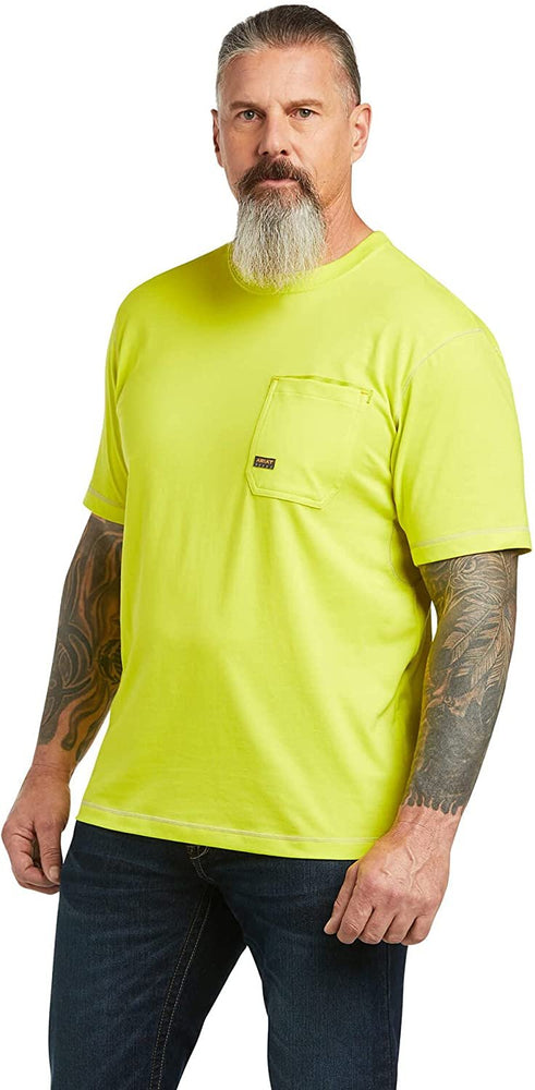 
                  
                    Ariat Men's Rebar Workman Logo T-Shirt in Sulpher Spring
                  
                