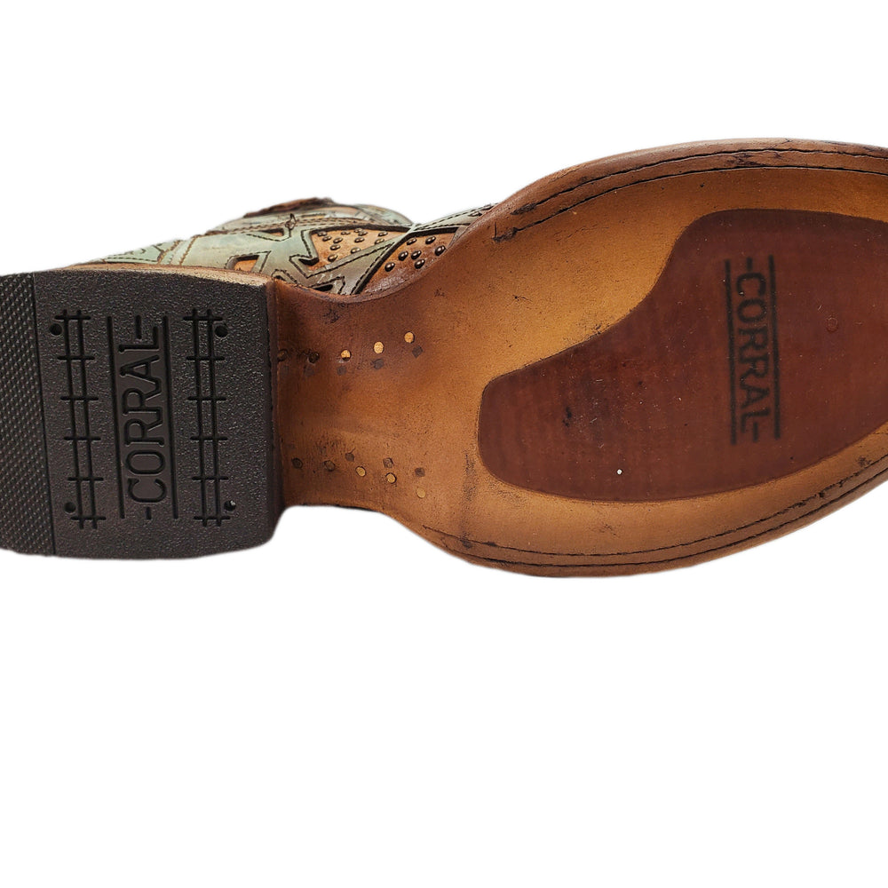 
                  
                    Outsole of Corral Boots Women's Stars Inlay Square Toe Western Boot
                  
                
