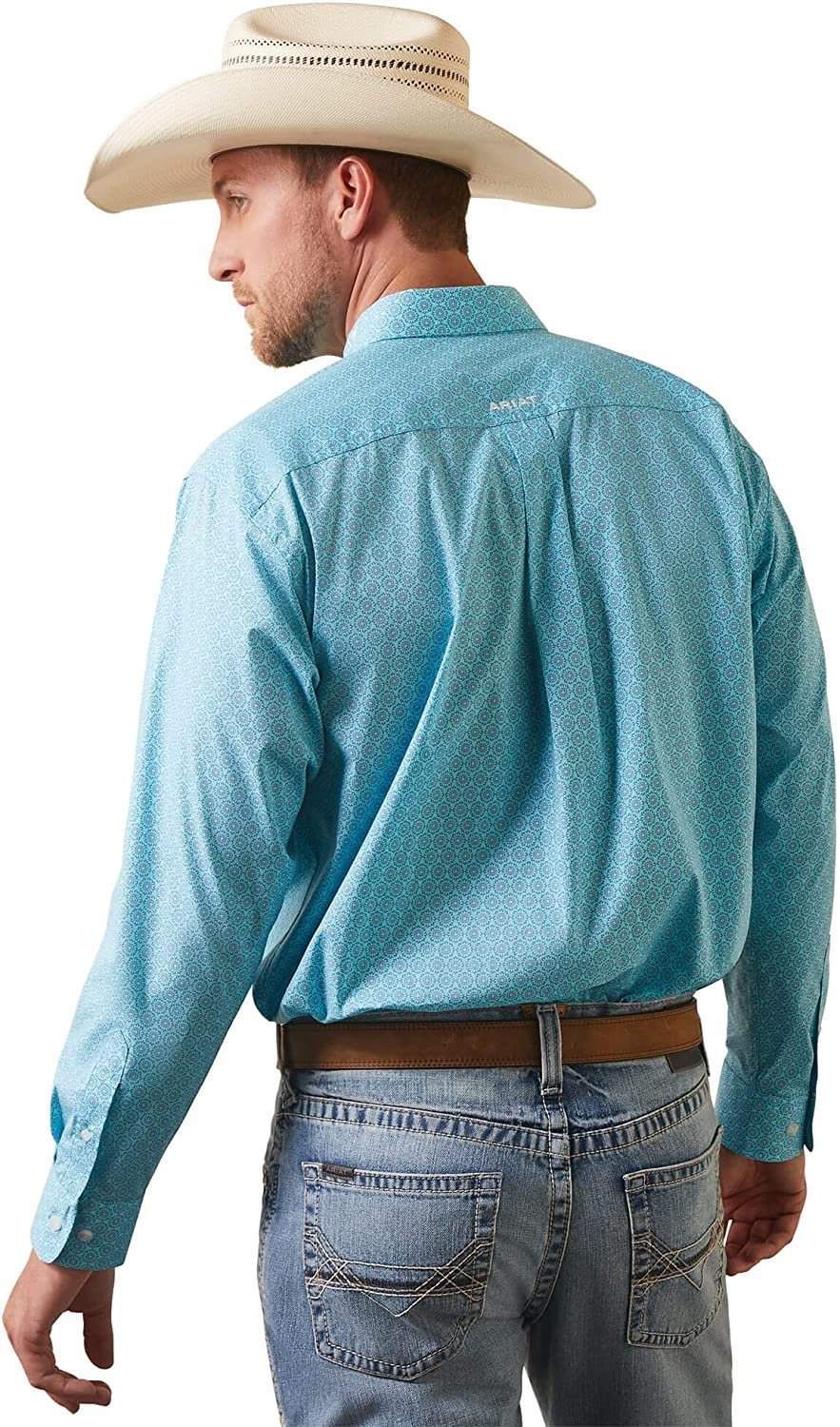 Ariat Men's Team Caiden Classic Fit Shirt in Gulfstream