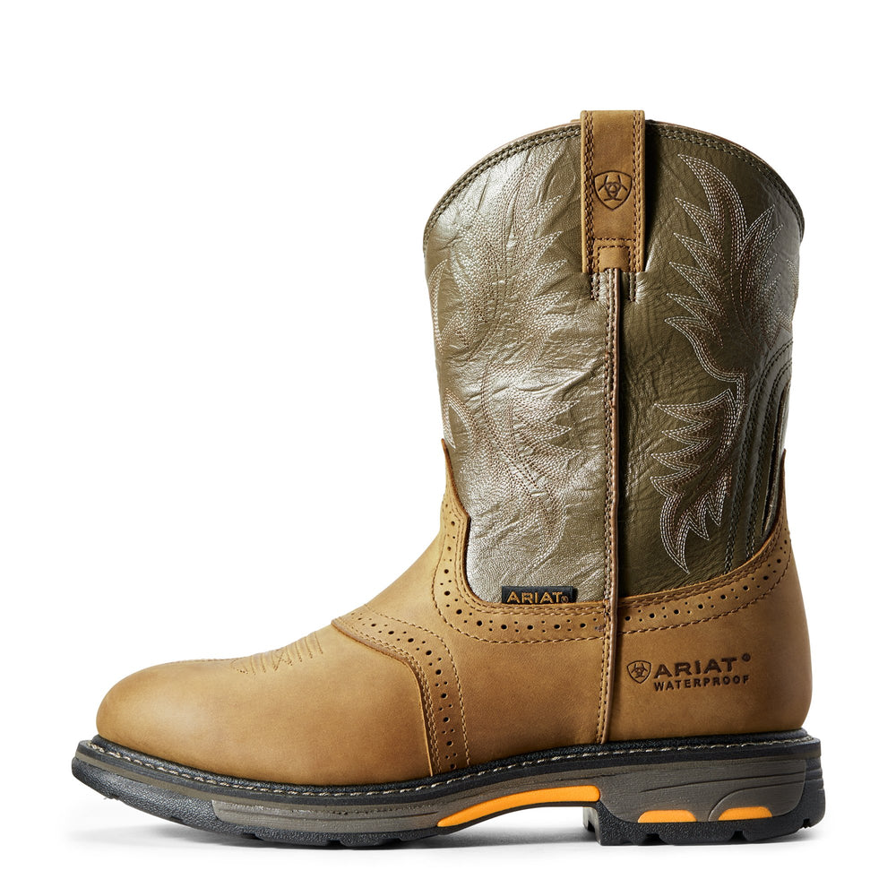 Ariat WorkHog Waterproof Work Boot - Aged Bark