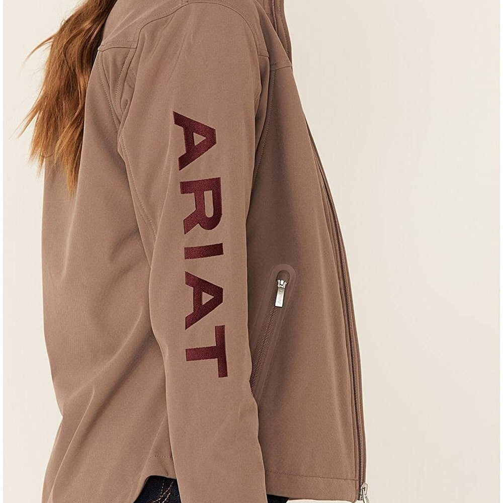 
                  
                    Sleeve Logo on Ariat Women's New Team Softshell Jacket
                  
                