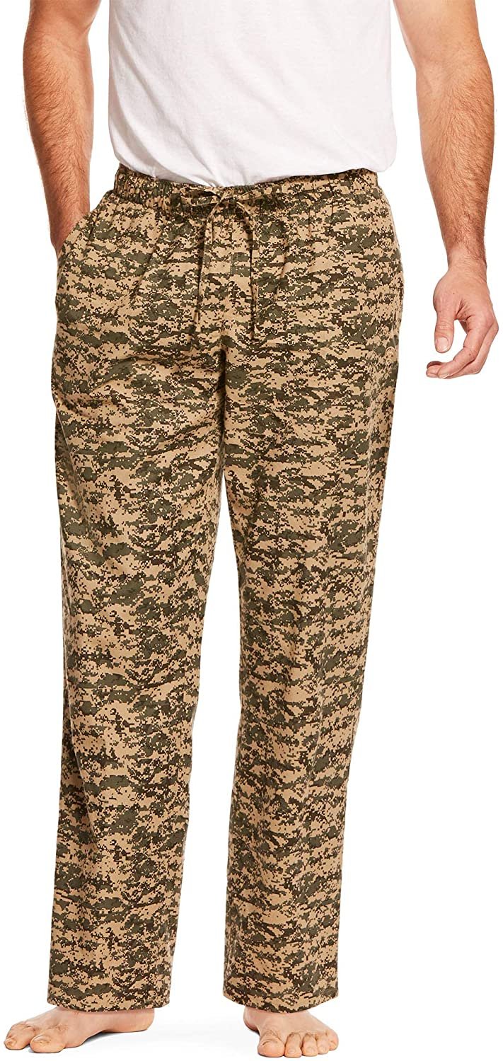 Ariat Men's Flannel Pajama Pant in Sage Camo