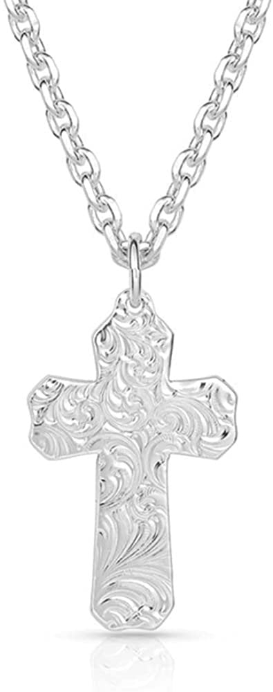 
                  
                    Back of Montana Silversmiths Born in The USA Patriotic Cross Necklace
                  
                