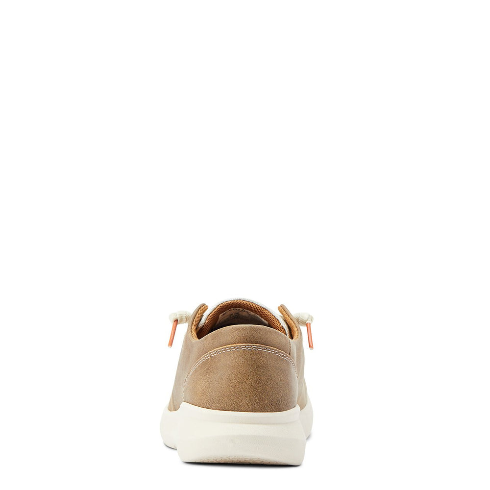 
                  
                    Back of Ariat Women's Hilo Western Aloha Shoe in Brown Bomber
                  
                