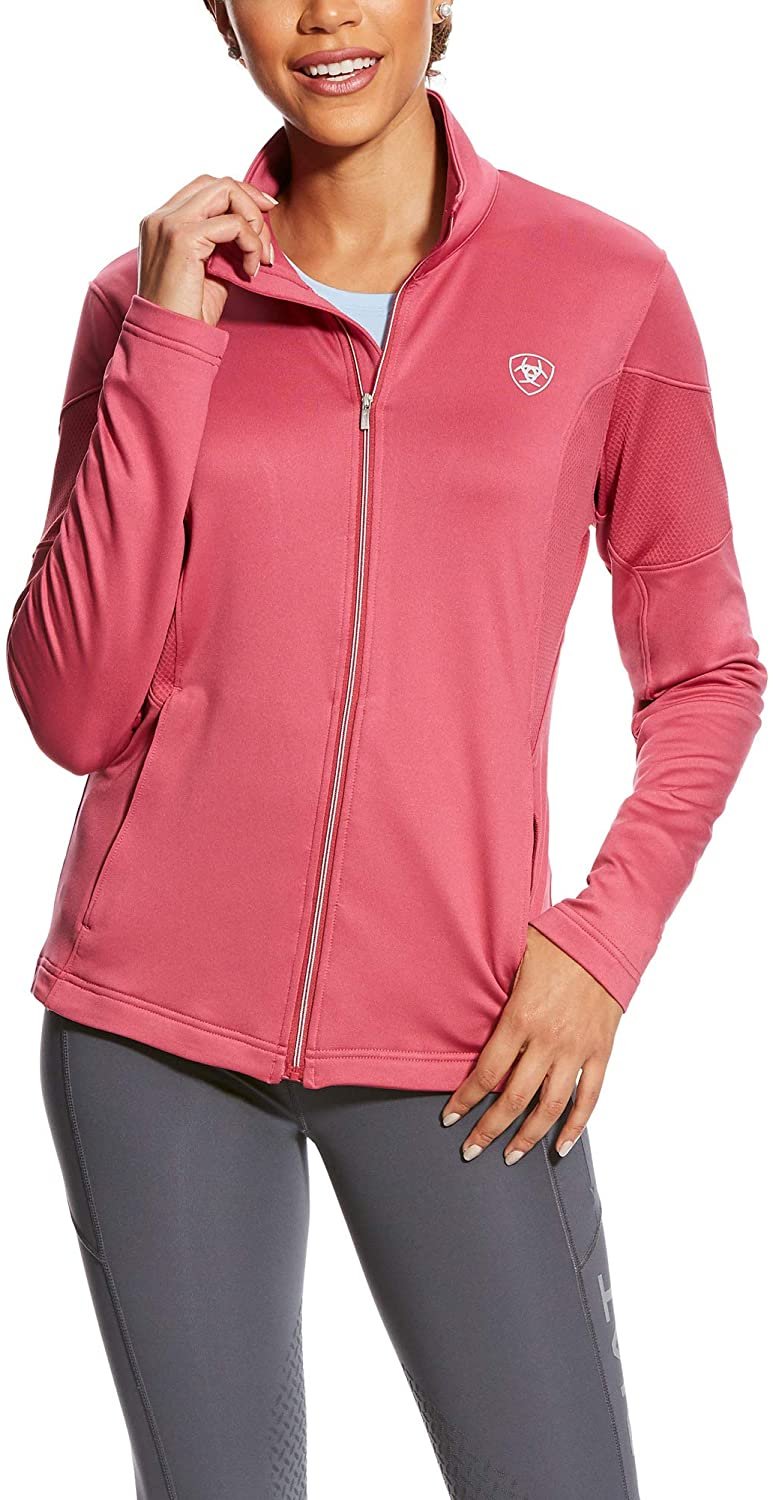 Ariat Women's Tolt Full Zip Sweatshirt in Rose