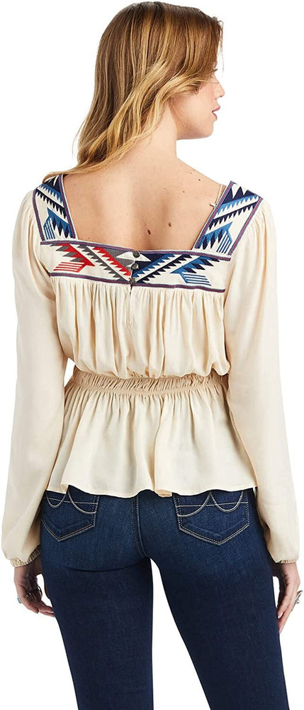 
                  
                    Back of Ariat Women's Jacquard Chimayo Top
                  
                