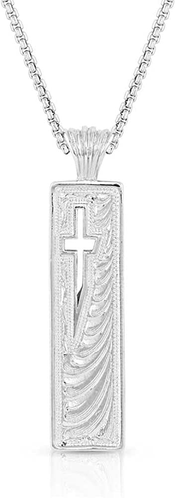 
                  
                    Back of Montana Silversmiths Legends Color Cross Necklace
                  
                