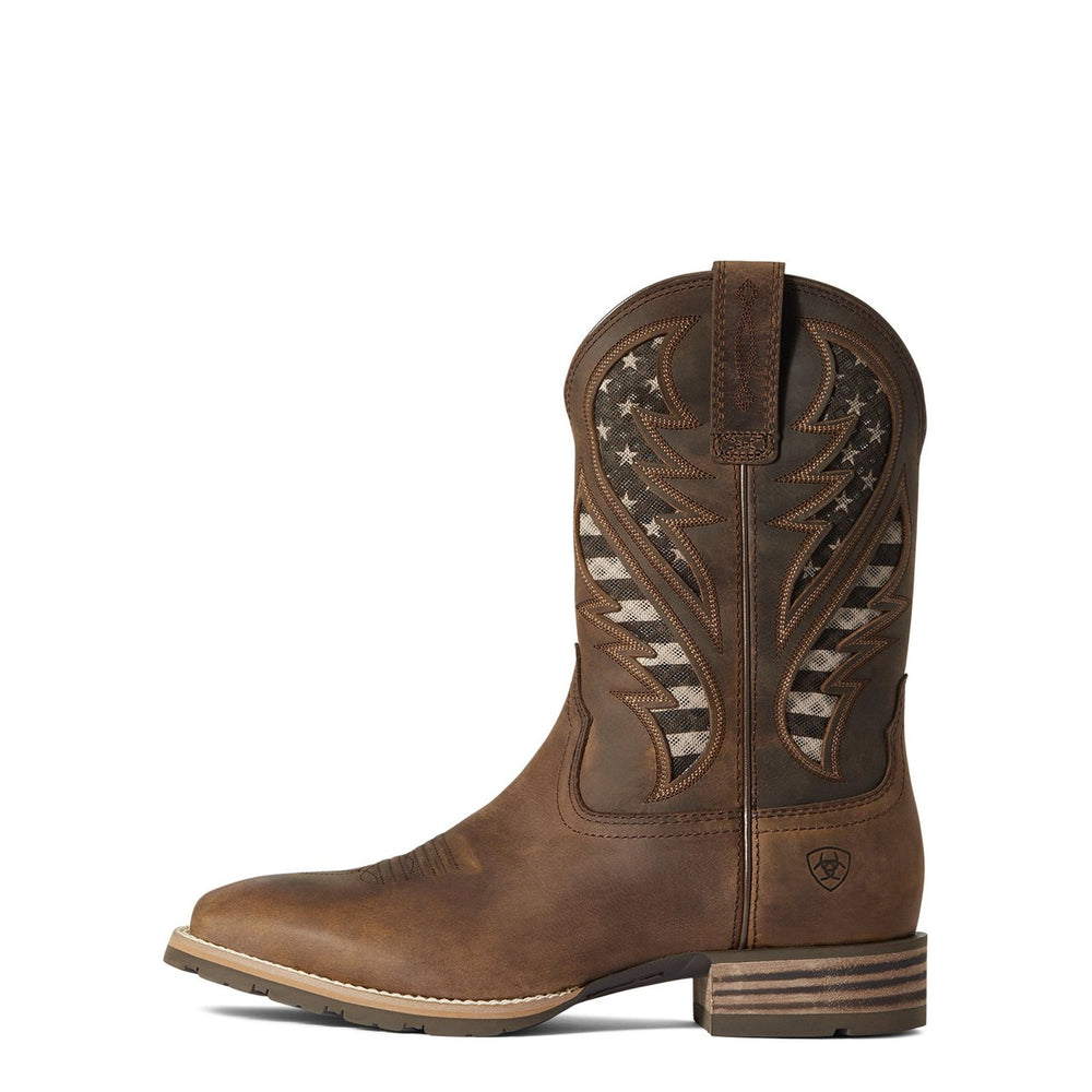 
                  
                    Side Profile of Ariat Men's Hybrid VentTEK Square Toe Western Boot
                  
                