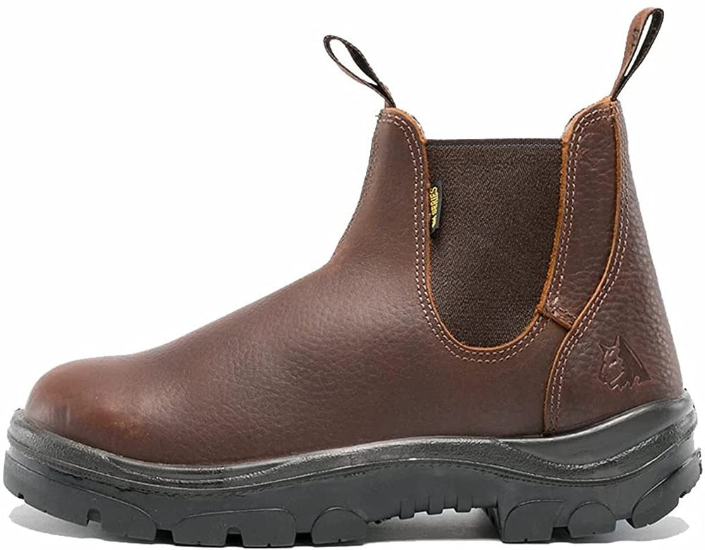 
                  
                    Side of Steel Blue Hobart - Romeo Work Boot in Oak
                  
                