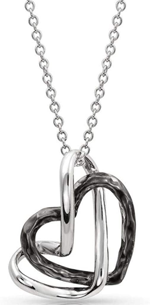 Montana Silversmiths Starlights Double Heart Necklace