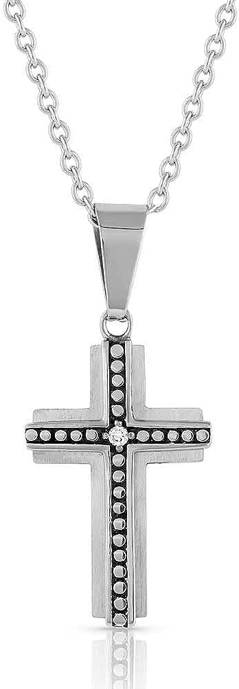 
                  
                    Montana Silversmiths Men's Ingrained in Faith Cross Necklace
                  
                