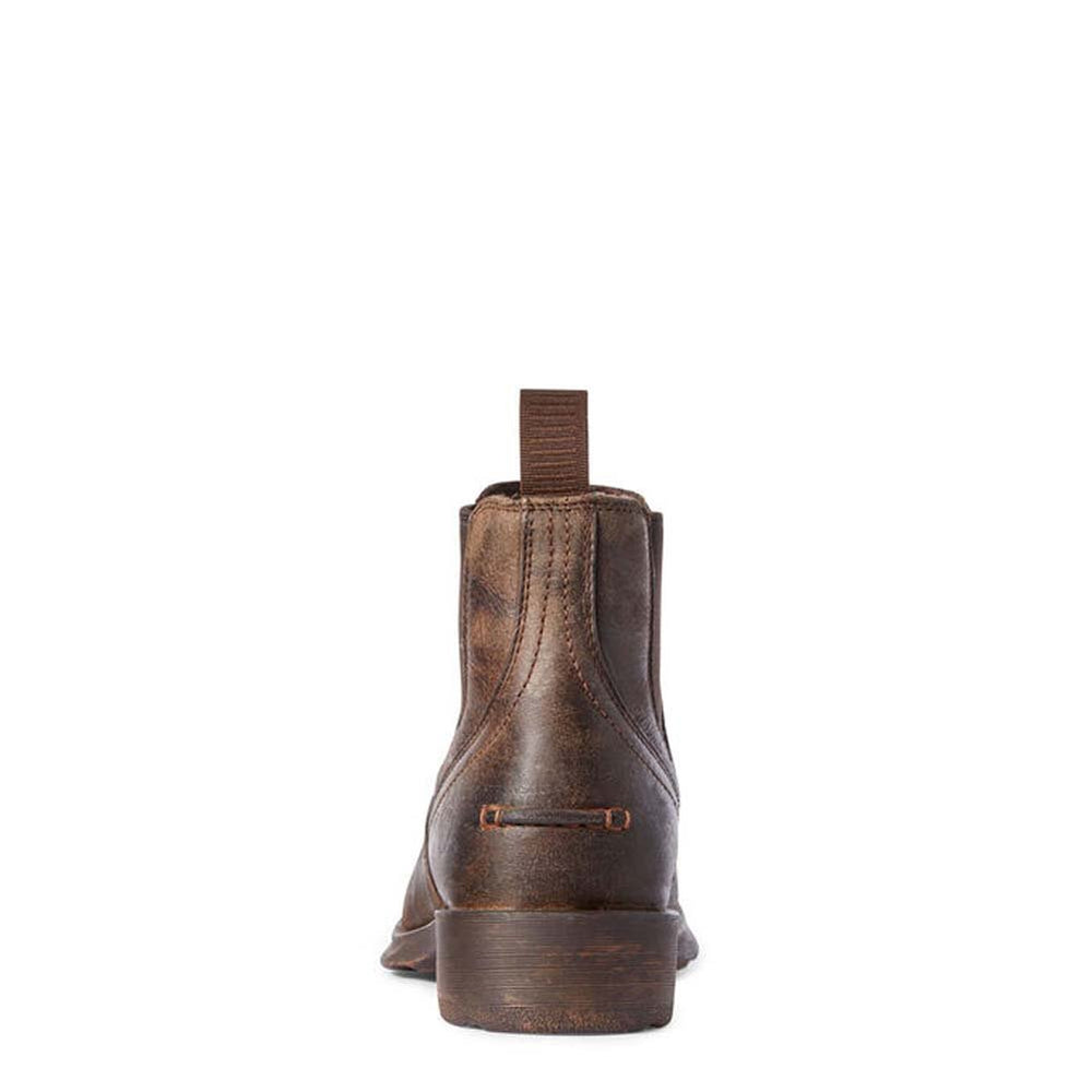 
                  
                    Back of Ariat Men's Midtown Rambler Square Toe Chelsea Boot in Stone
                  
                