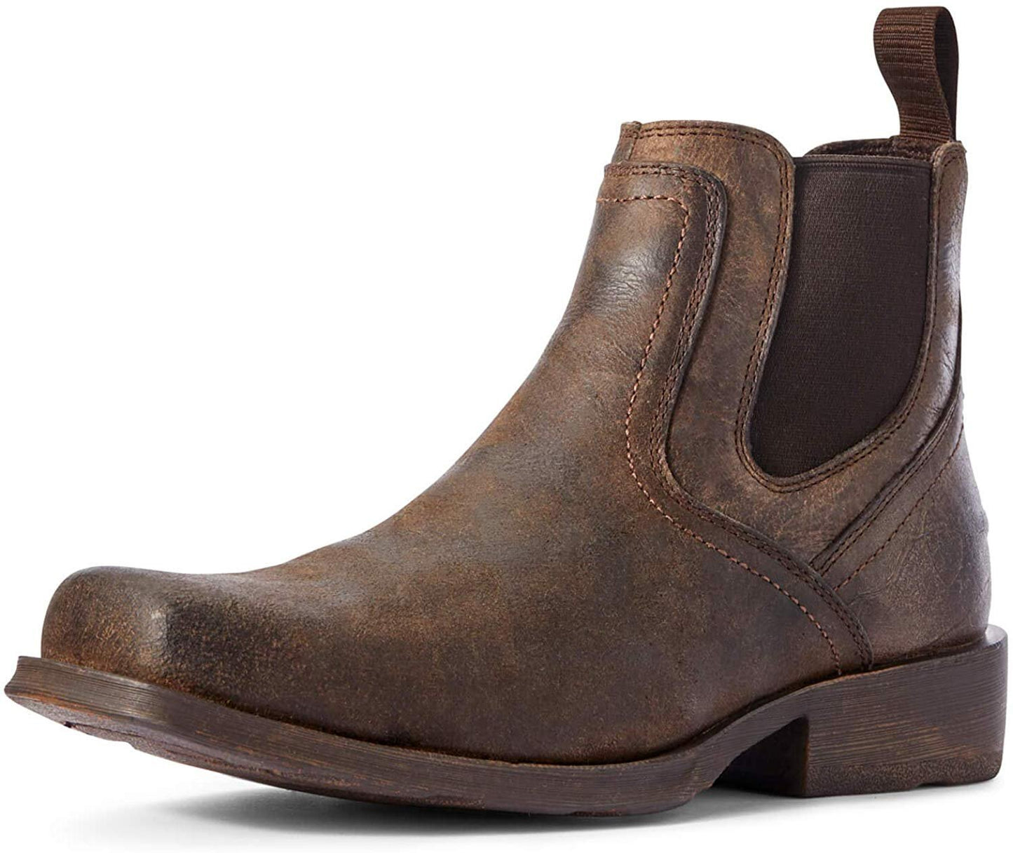Ariat Men's Midtown Rambler Square Toe Chelsea Boot in Stone