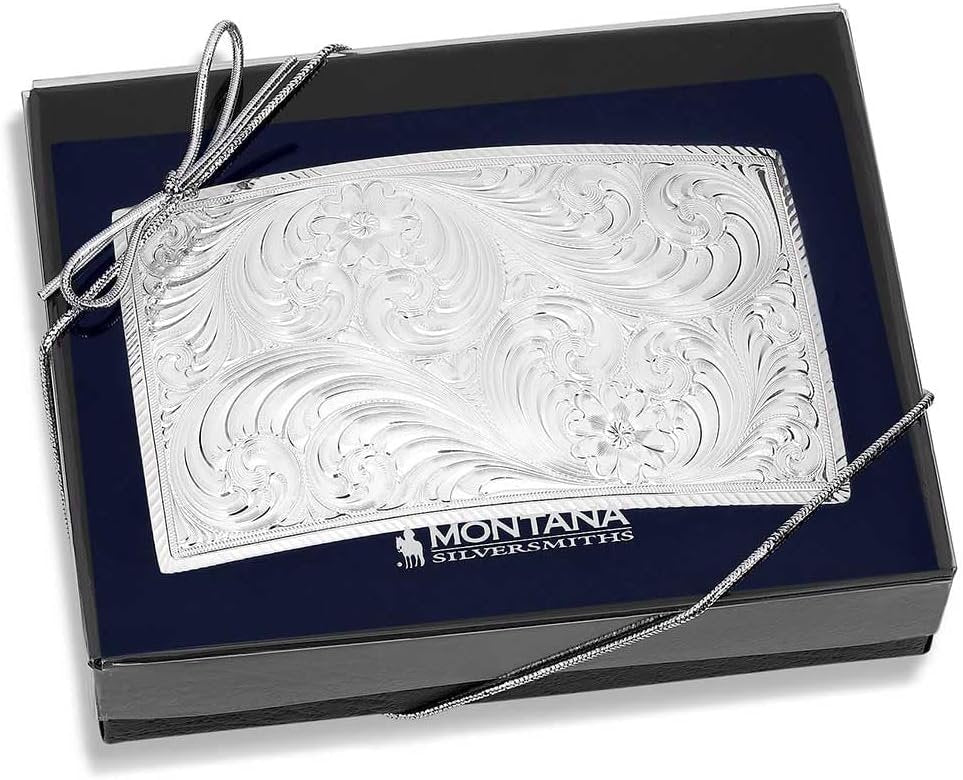 
                  
                    Montana Silversmiths Simple Classic Square Belt Buckle in Gift Box
                  
                