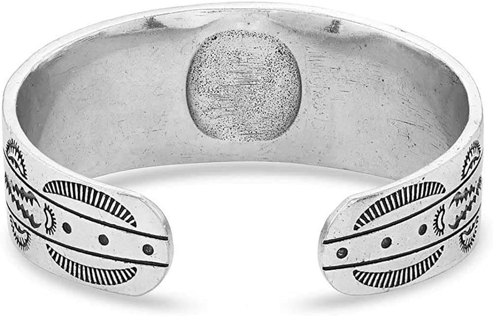 
                  
                    Back of Montana Silversmiths Women's Western Bracelet, Into the Blue
                  
                