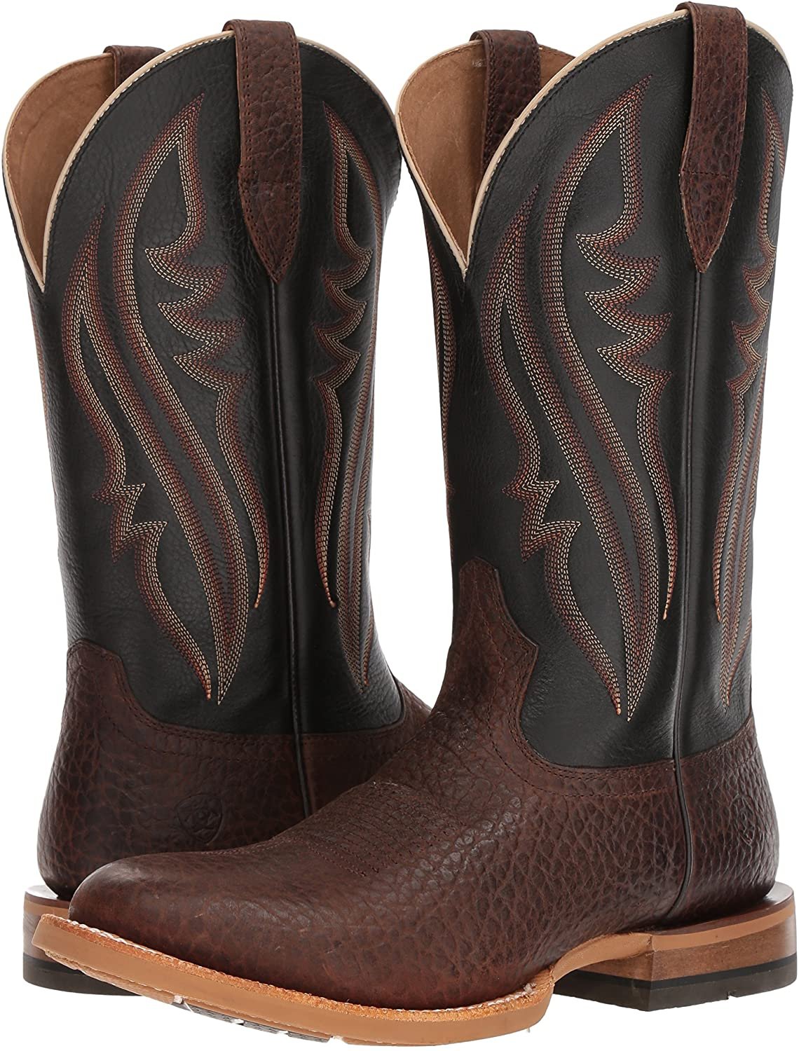 Pair of Ariat Men's Match Up Round Toe Western Boots