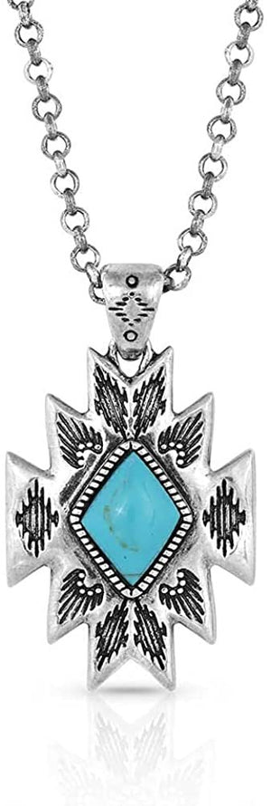 Montana Silversmiths Women’s Turquoise Star Pendant Necklace