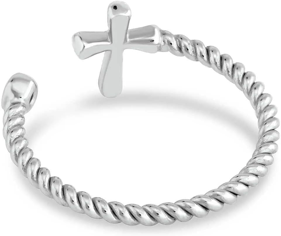 
                  
                    Underside of Montana Silversmiths Women’s Faith On Full Ring
                  
                