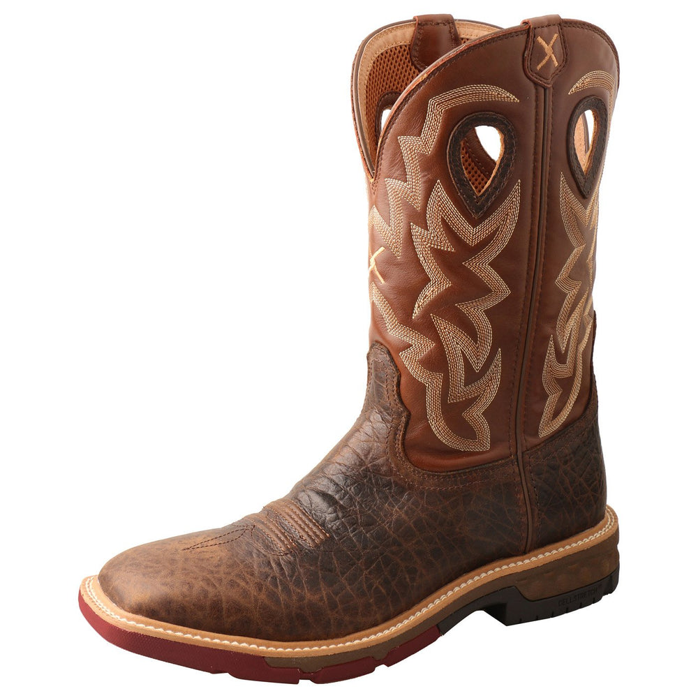 
                  
                    Twisted X Men's 12" Western Work Boot in Smoky Chocolate/Spice
                  
                