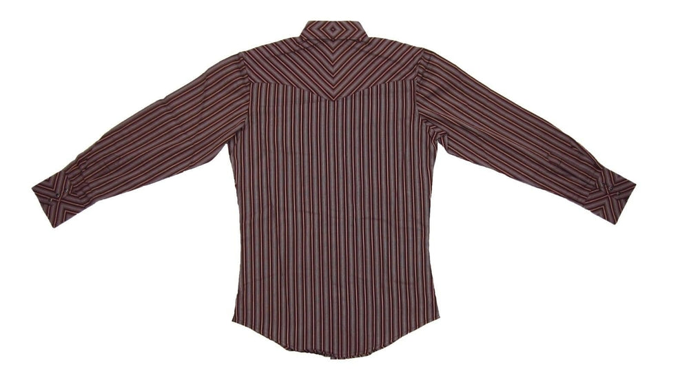
                  
                    Back Flatlay of Men's Wrangler Silver Edition Long Sleeve Western Shirt
                  
                