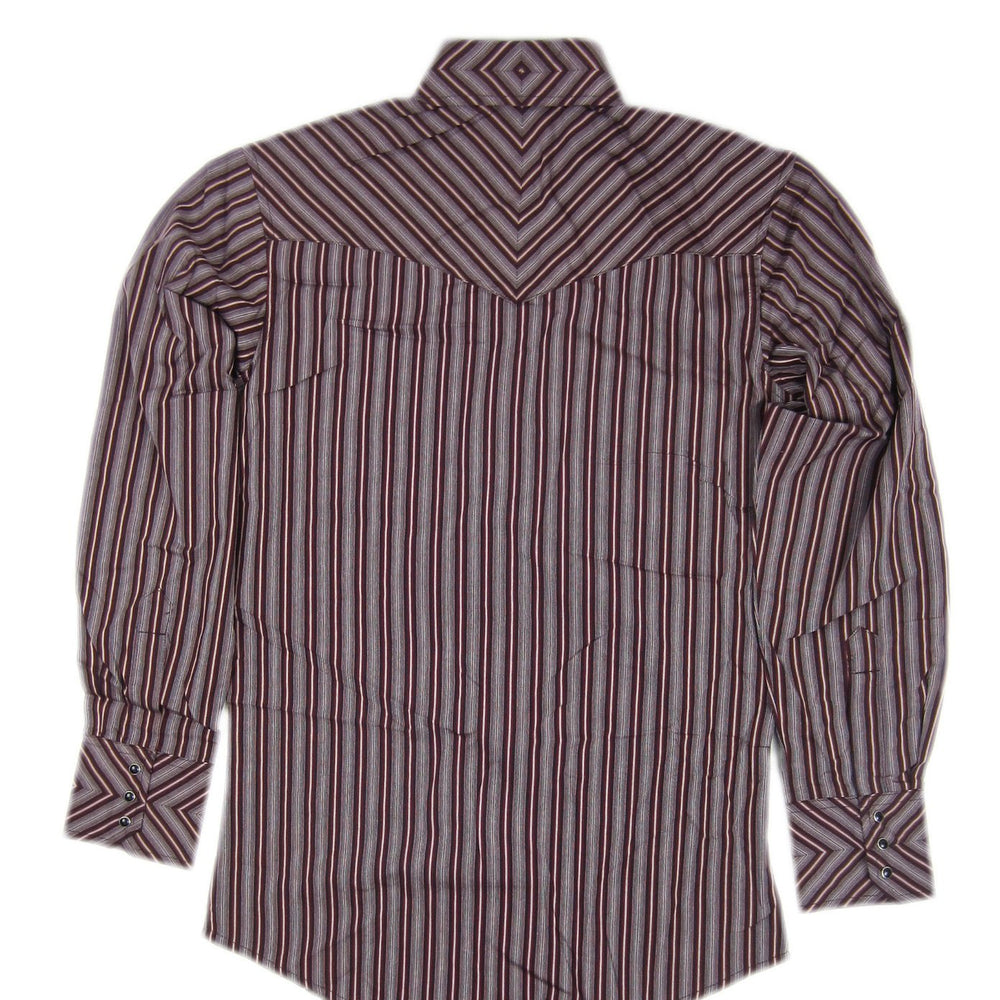 
                  
                    Men's Wrangler Silver Edition Long Sleeve Western Shirt Back Flatlay
                  
                