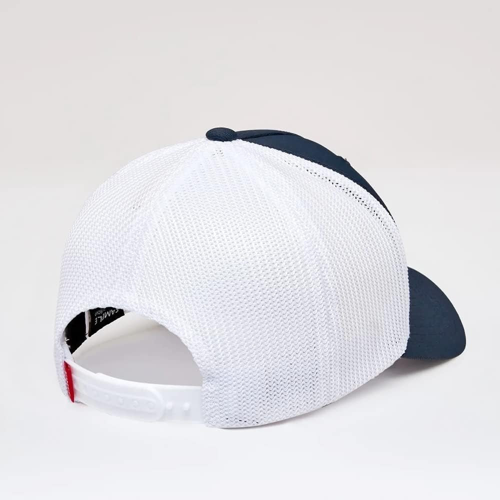 
                  
                    Kimes Ranch 110 Double Trac Trucker Hat in Navy Mesh Back
                  
                
