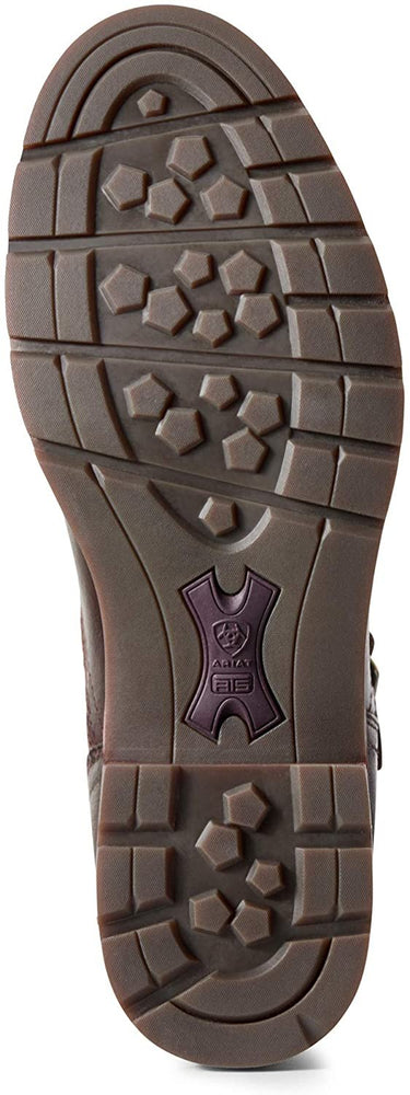 
                  
                    Outsole of Ariat Women's Savannah Waterproof Boot in Chocolate/Willow
                  
                