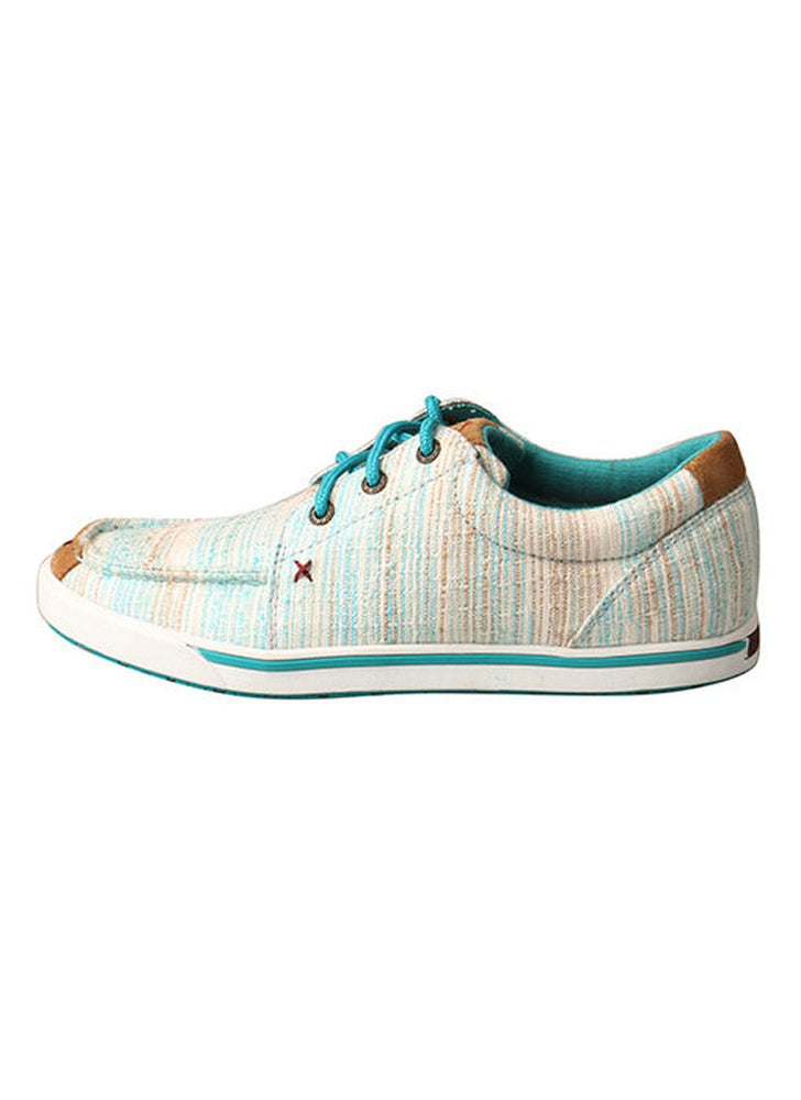 
                  
                    Side Profile of Twisted X Women's Hooey Loper in Blue & Multi
                  
                