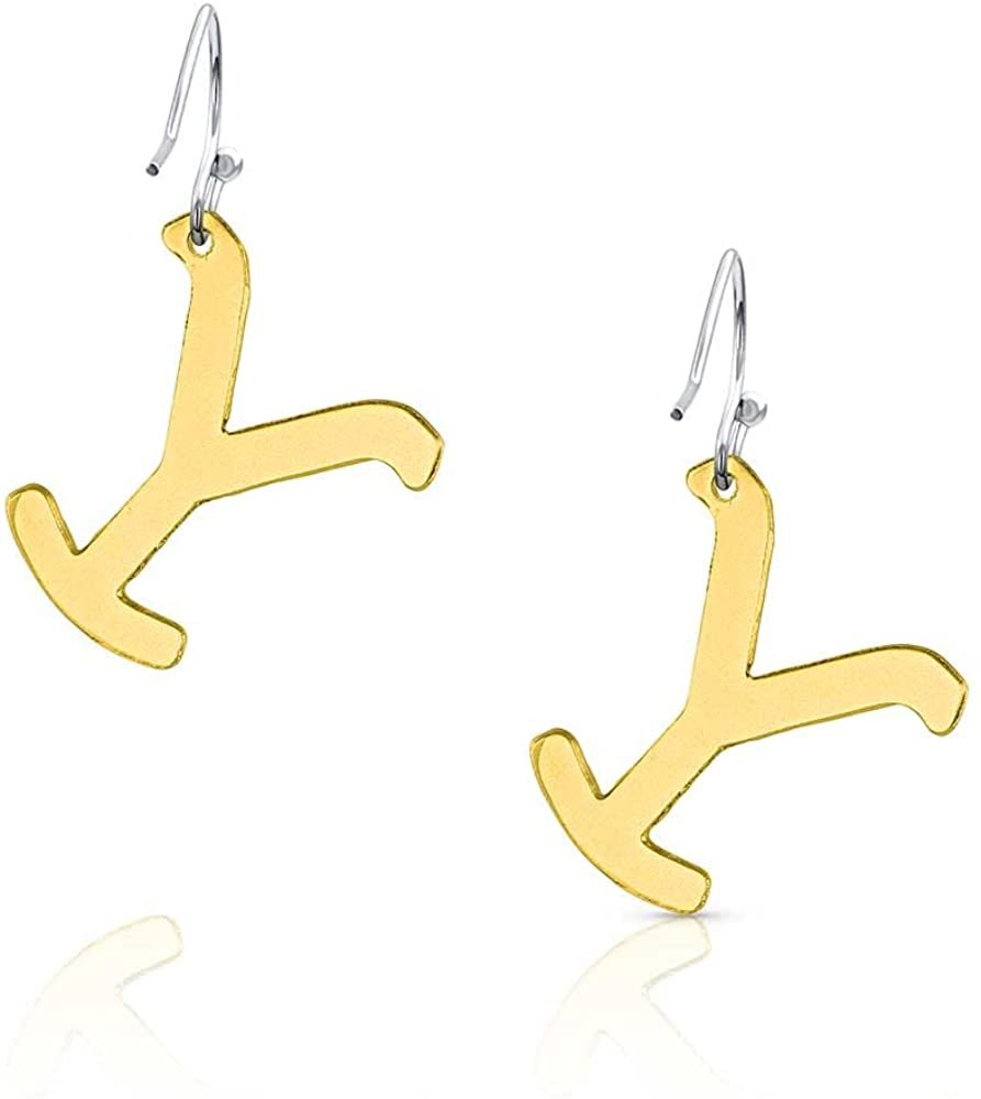 
                  
                    Back of Montana Silversmiths Yellowstone Y Earrings
                  
                