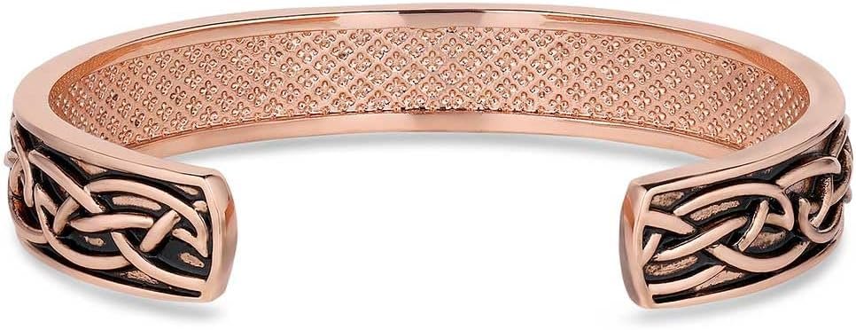 
                  
                    Underside of Montana Silversmiths Cathedral Rock Copper Cuff Bracelet
                  
                