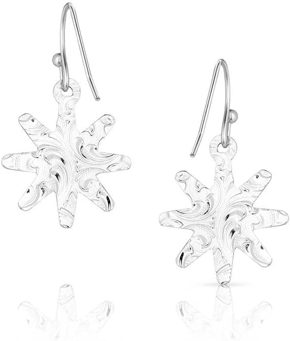 Back of Montana Silversmiths Women's Chiseled Spurs Earrings