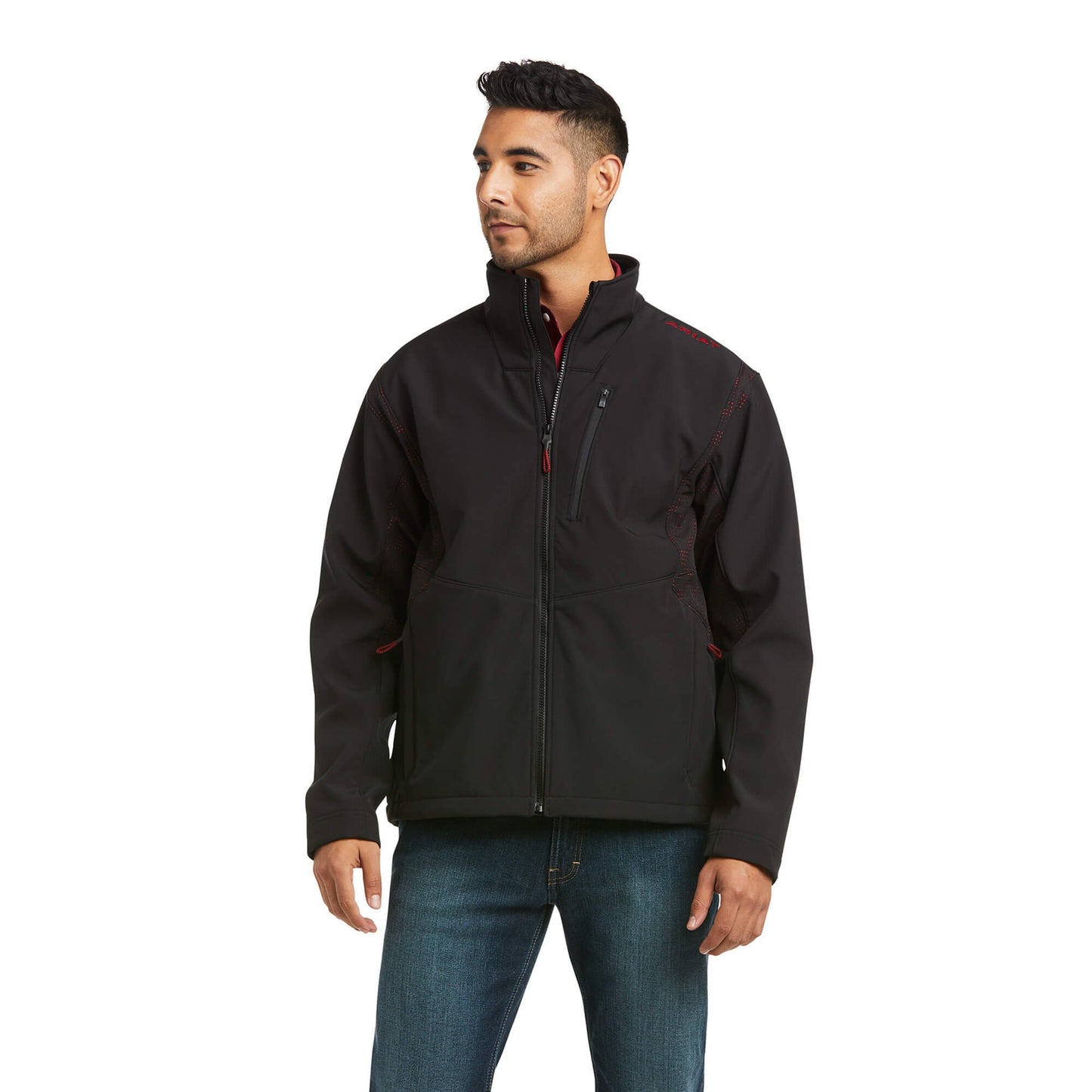 Ariat Men's Vernon 2.0 Softshell Jacket in Black