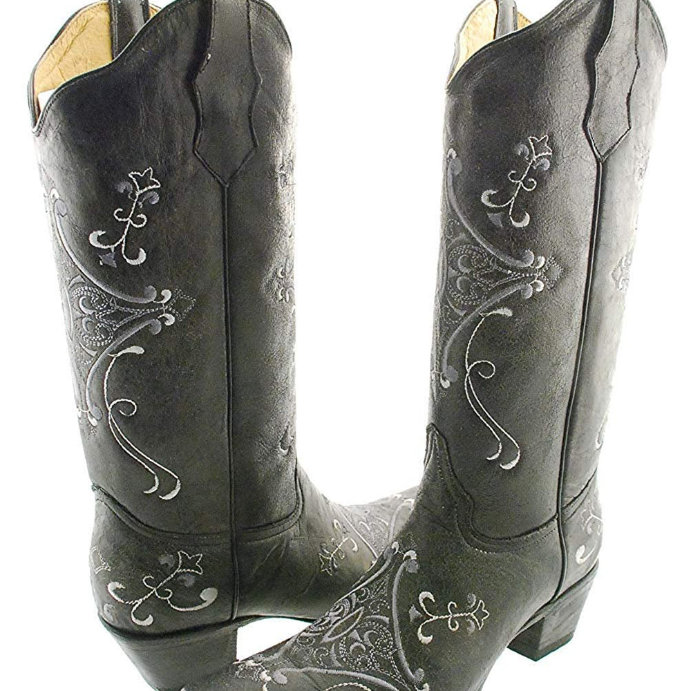 
                  
                    Pair of Circle G Women’s Embroidered Snip Toe Western Boots
                  
                