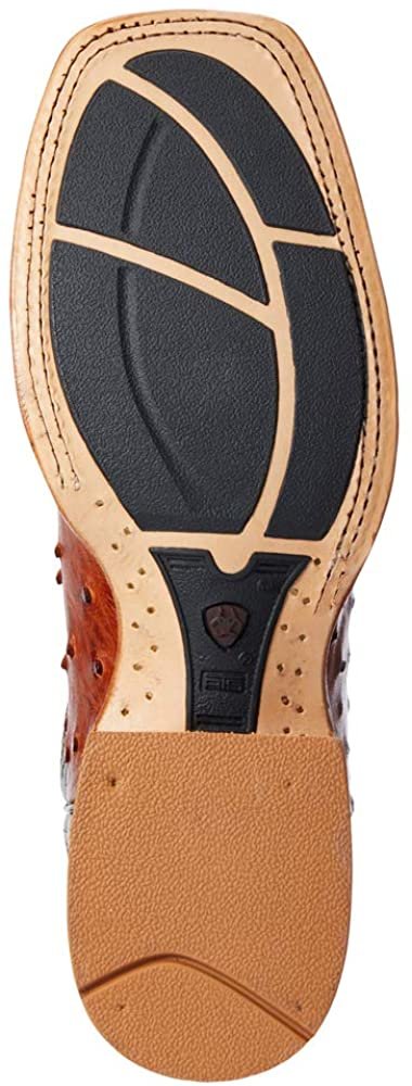 
                  
                    Outsole of Ariat Men's Full Quill Ostrich Square Toe Western Boot
                  
                